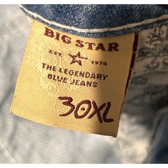Big Star Casey K Jeans Women's Size 30XL Medium Light Wash Made In USA Denim - Picture 3 of 10
